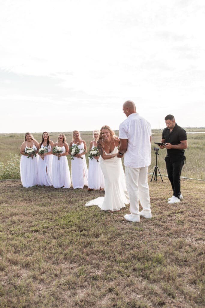 wedding photography at Lively Beach wedding, Corpus Christi