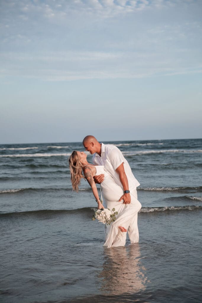 wedding photography at Lively Beach wedding, Corpus Christi