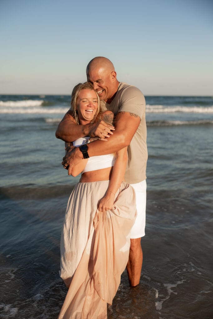 Lively Beach engagement photography