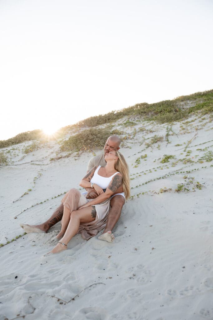 Lively Beach engagement photography