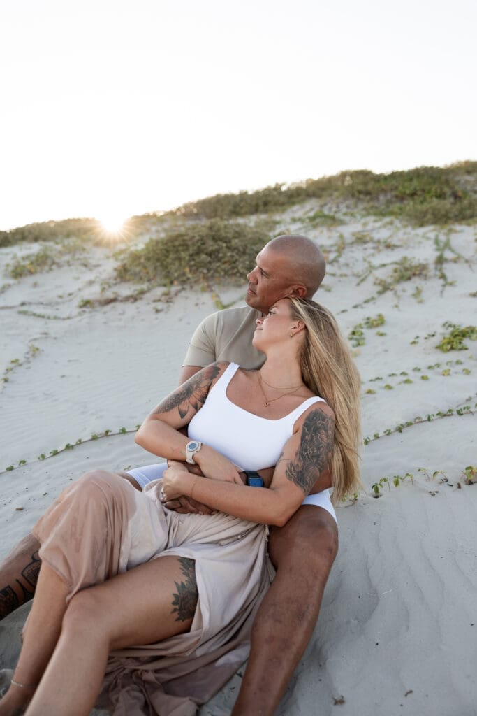 Lively Beach engagement photography