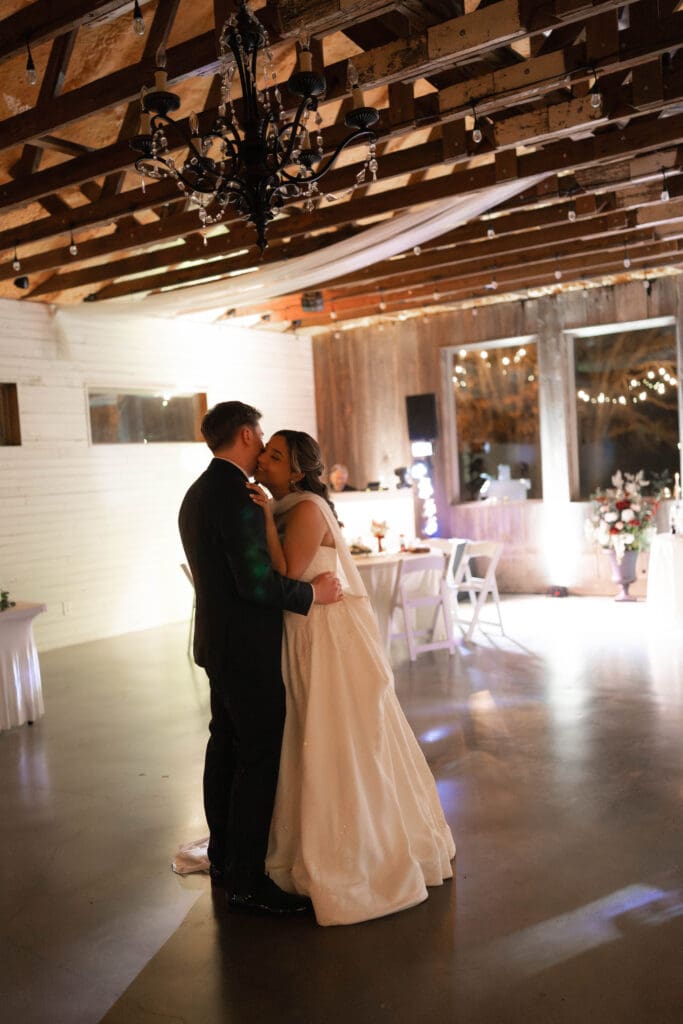 Bride and groom's last dance at the end of the night at Soli Deo Gloria weddings and events