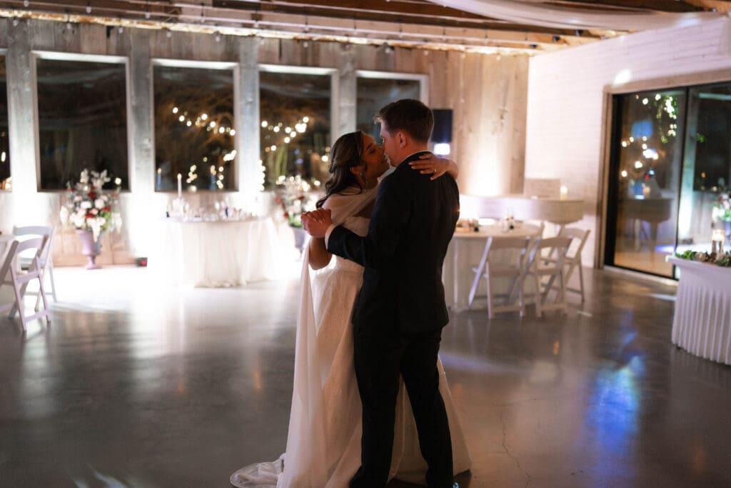 Bride and groom's last dance at the end of the night at Soli Deo Gloria weddings and events