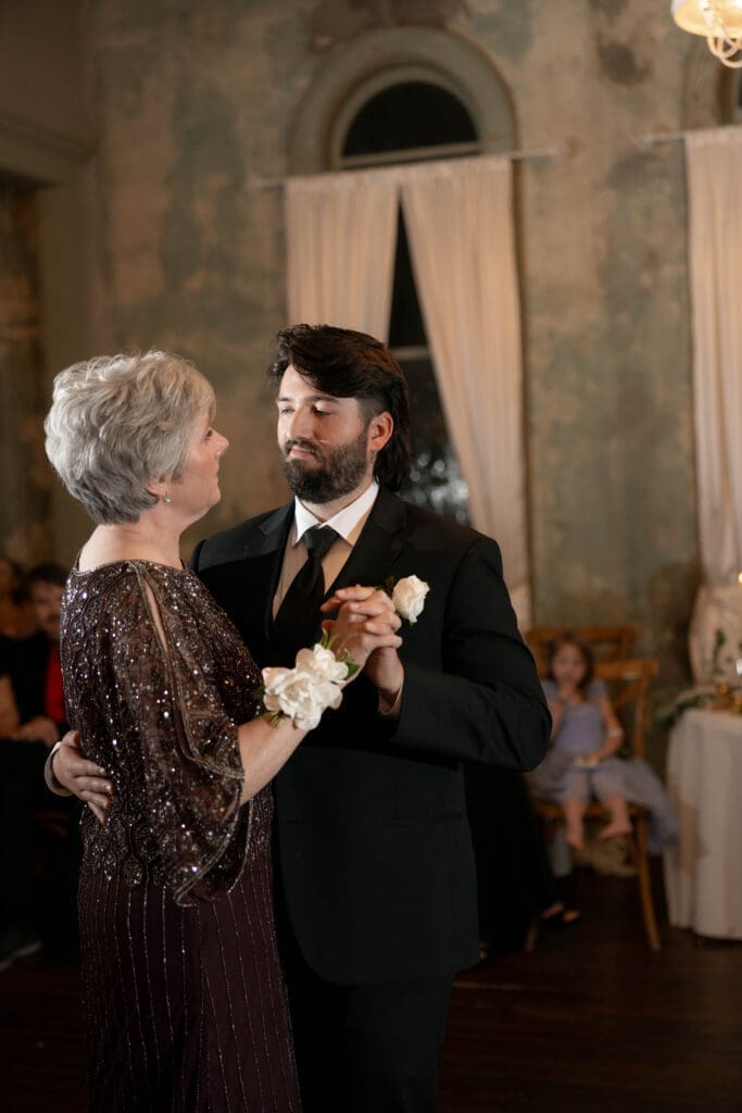 Groom's first dance with mother
