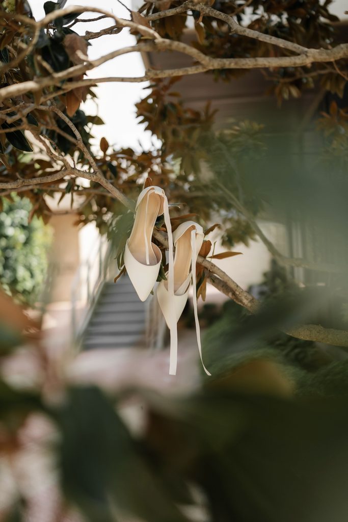 Detail shots of the bride's details